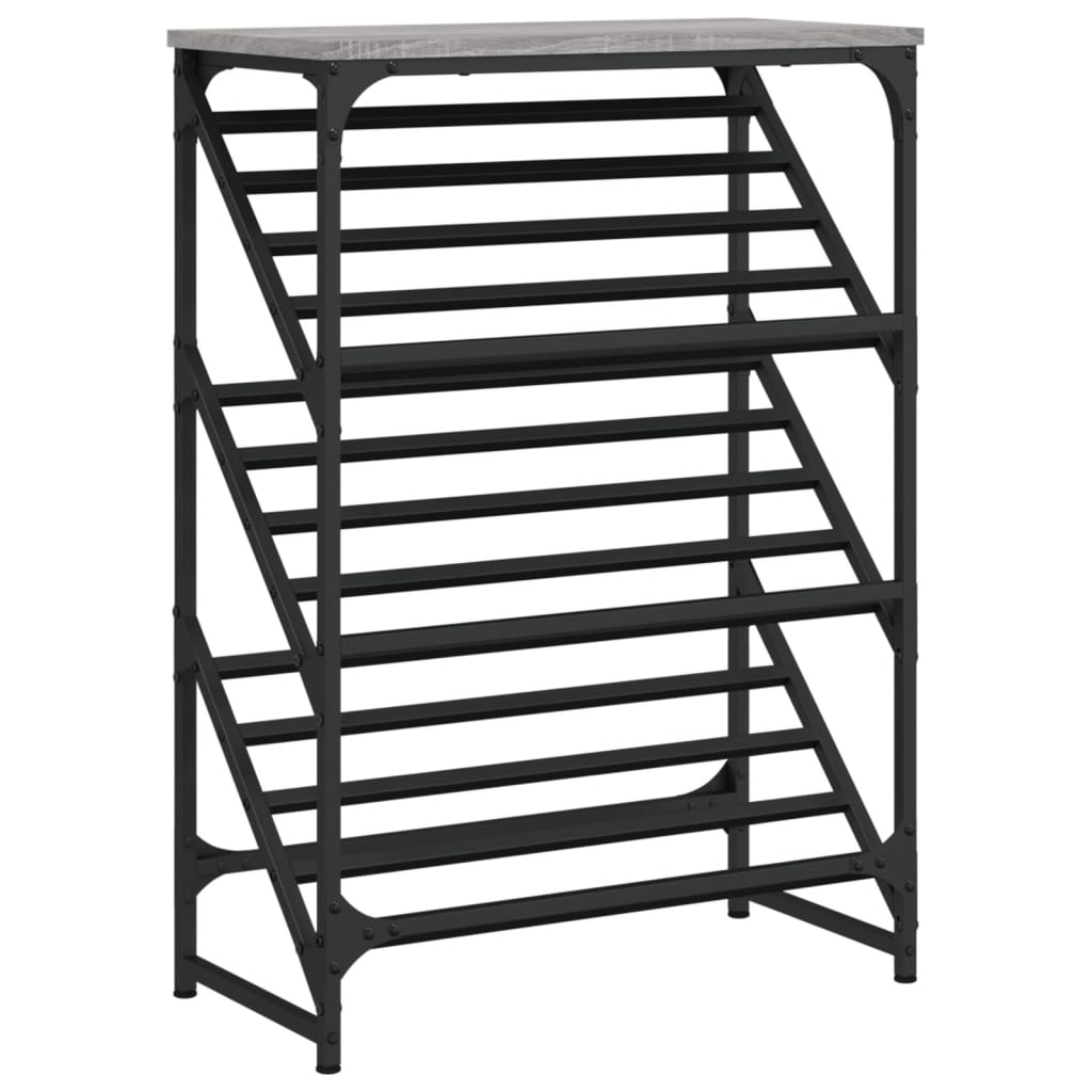 Rack de chaussures Vidaxl 60x30x85 cm en bois propice de son sonoma