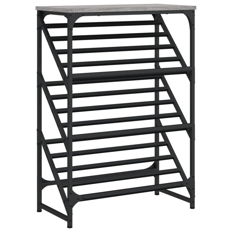 Rack de chaussures Vidaxl 60x30x85 cm en bois propice de son sonoma
