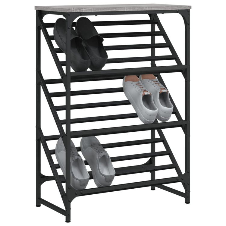 Rack de chaussures Vidaxl 60x30x85 cm en bois propice de son sonoma