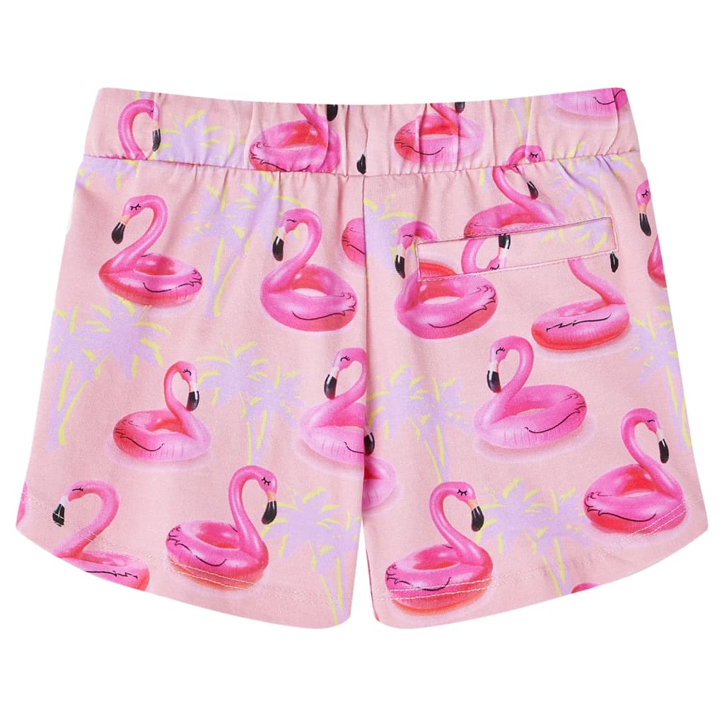 VidaXL short enfant avec cordon de serrage 92 rose clair