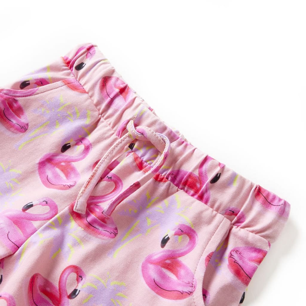 VidaXL short enfant avec cordon de serrage 92 rose clair