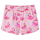 VidaXL short enfant avec cordon de serrage 104 rose clair