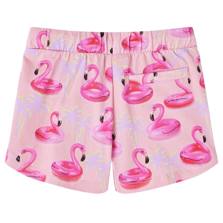VidaXL short enfant avec cordon de serrage 104 rose clair