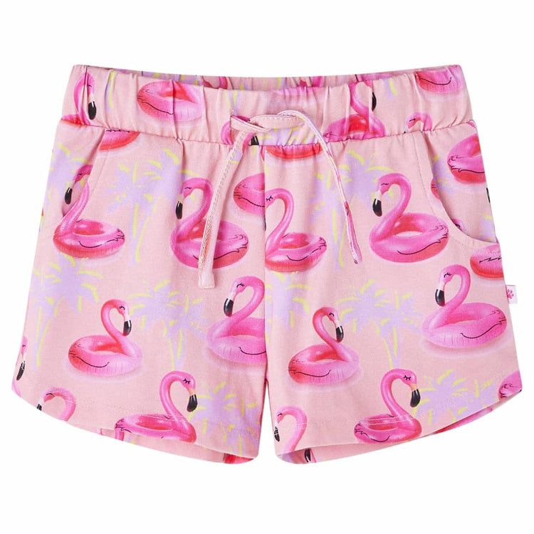 VidaXL short enfant avec cordon de serrage 140 rose clair