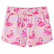 VidaXL short enfant avec cordon de serrage 140 rose clair