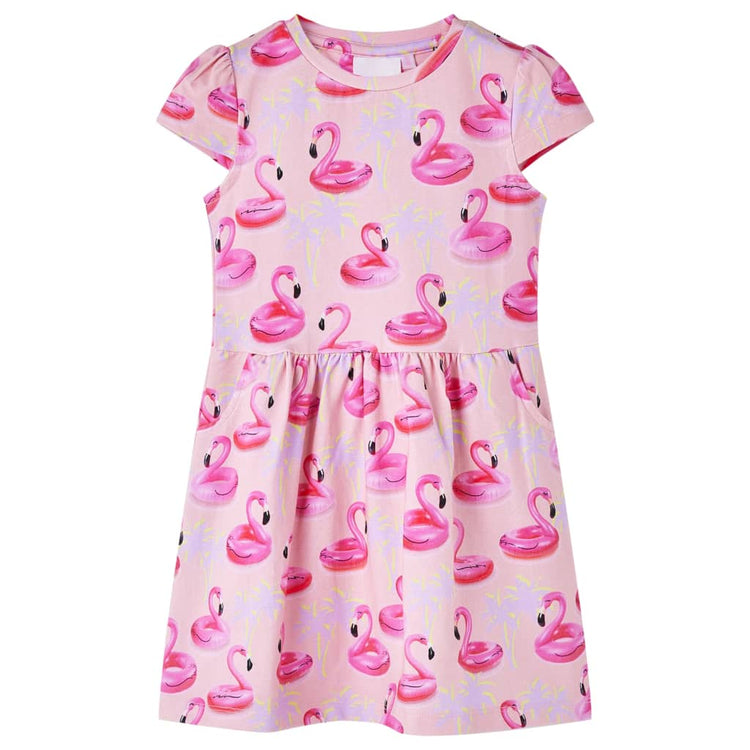 VidaXL robe enfant 128 rose clair