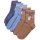 VidaXL chaussettes pour enfants 5 paires EU 23-26