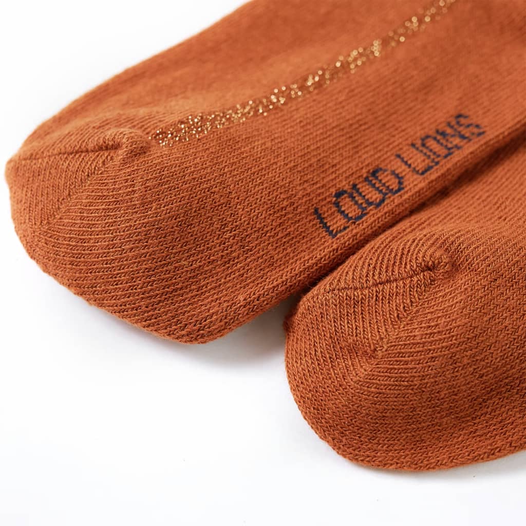 VidaXL collants enfants 92 couleur cognac