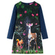 VidaXL robe enfant à manches longues 104 bleu marine