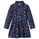 VidaXL robe enfant à manches longues 104 bleu marine