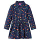 VidaXL robe enfant à manches longues 116 bleu marine
