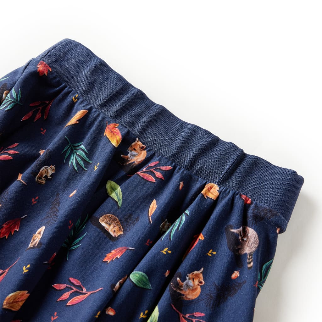 VidaXL jupe enfant 116 bleu marine