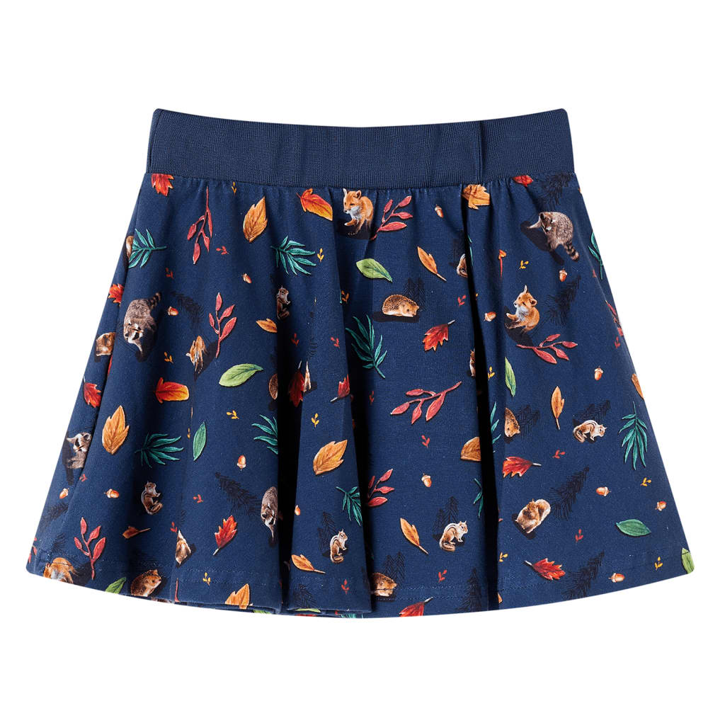 VidaXL jupe enfant 140 bleu marine
