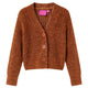 VidaXL cardigan enfant tricoté 92 couleur cognac