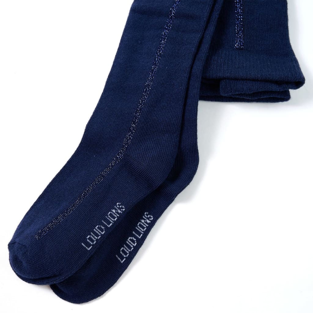 VidaXL collants enfants 128 bleu marine