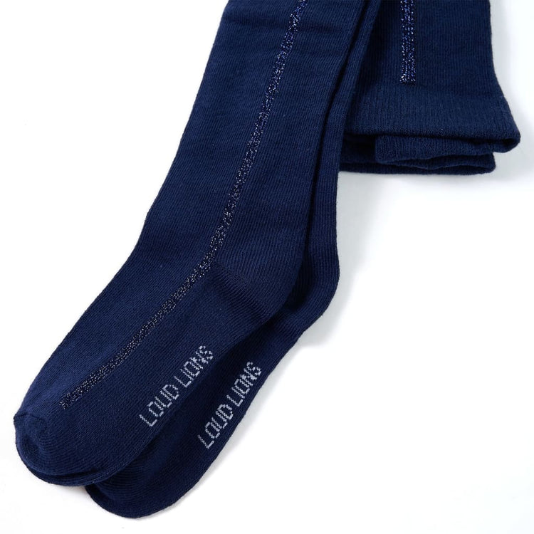 VidaXL collants enfants 128 bleu marine