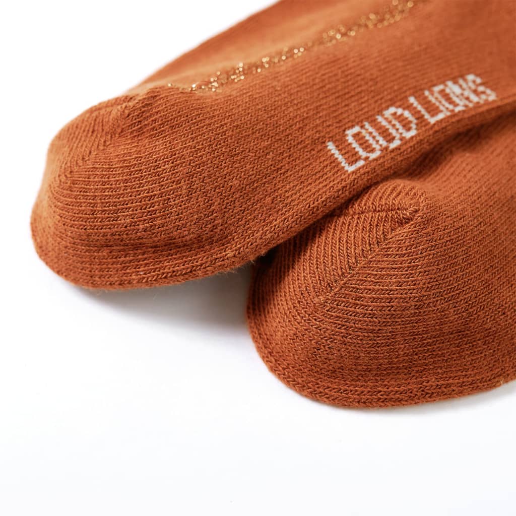 VidaXL collants enfants 116 couleur cognac