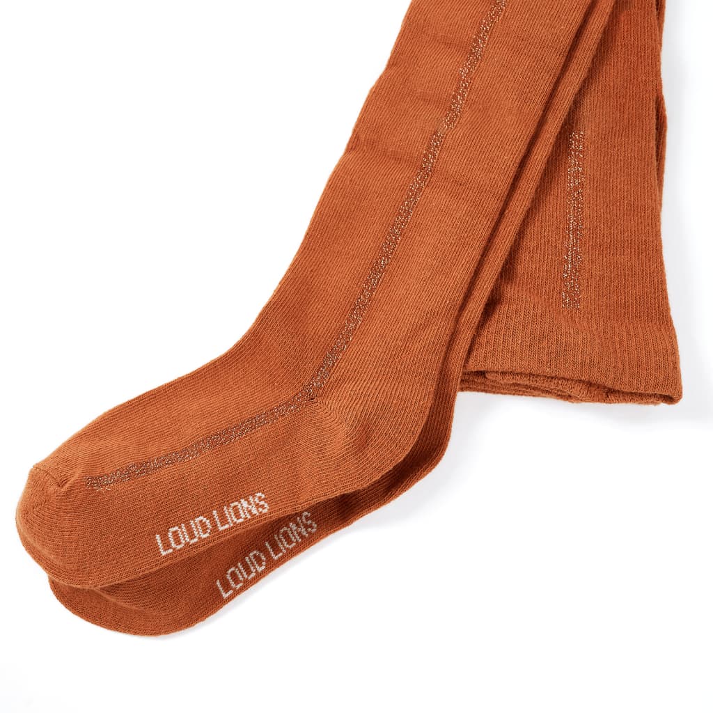 VidaXL collants enfants 128 couleur cognac