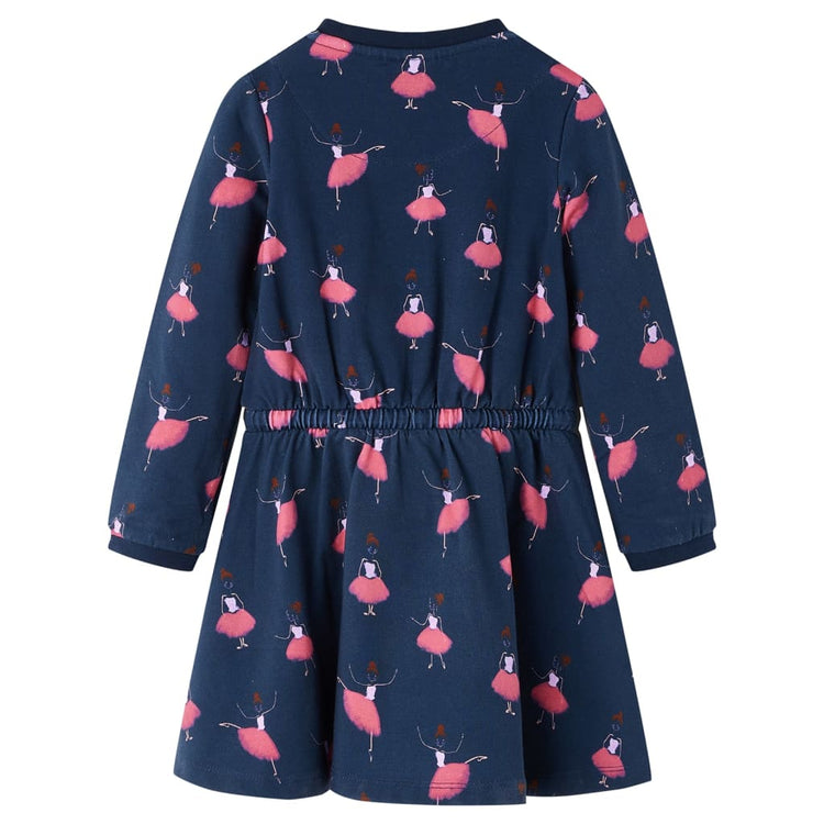 VidaXL robe enfant 128 bleu marine