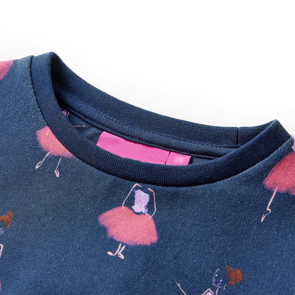 VidaXL robe enfant 140 bleu marine