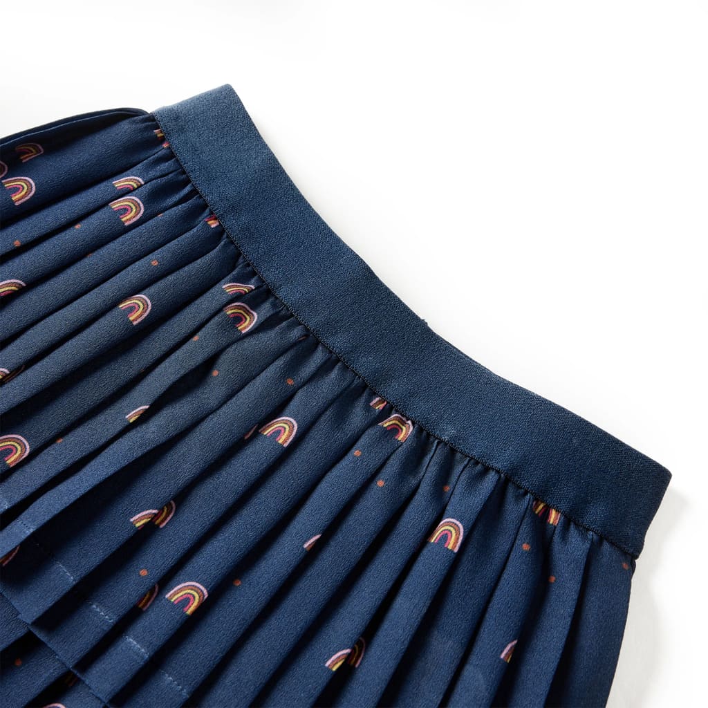 VidaXL jupe enfant 116 bleu marine