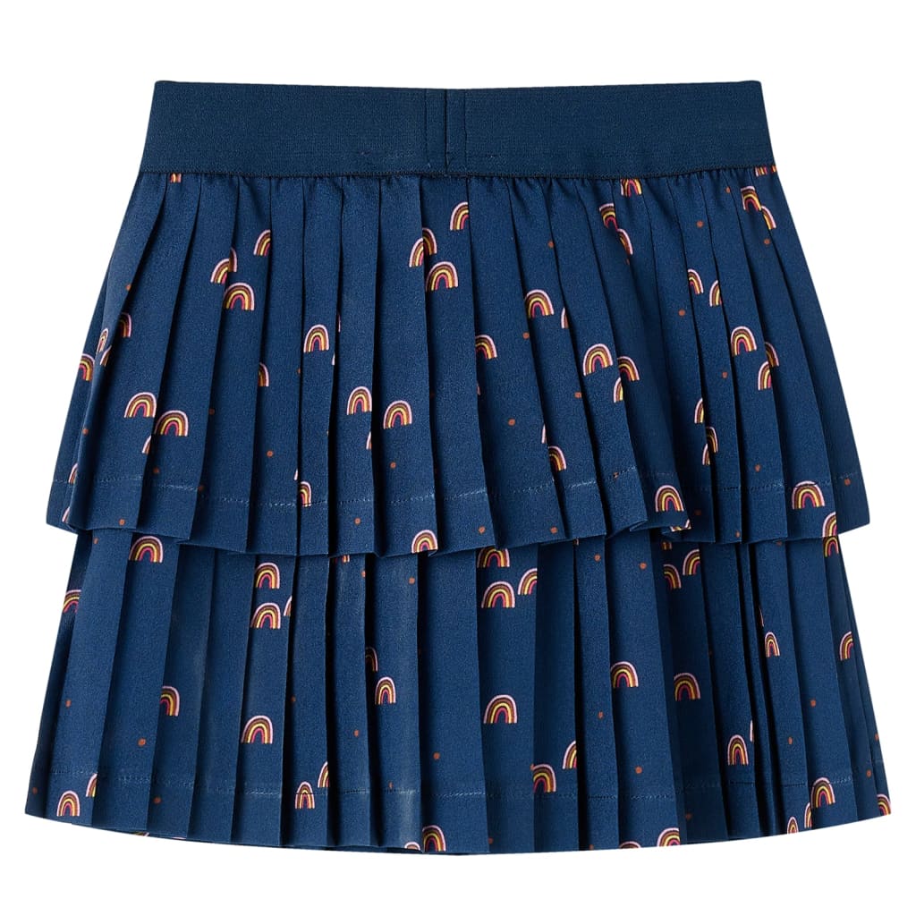 VidaXL jupe enfant 140 bleu marine
