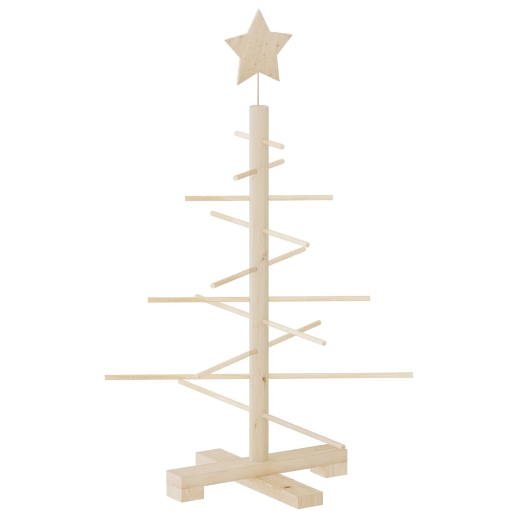 Vidaxx décoration de Noël sapin de Noël 75 cm en bois de pin massif