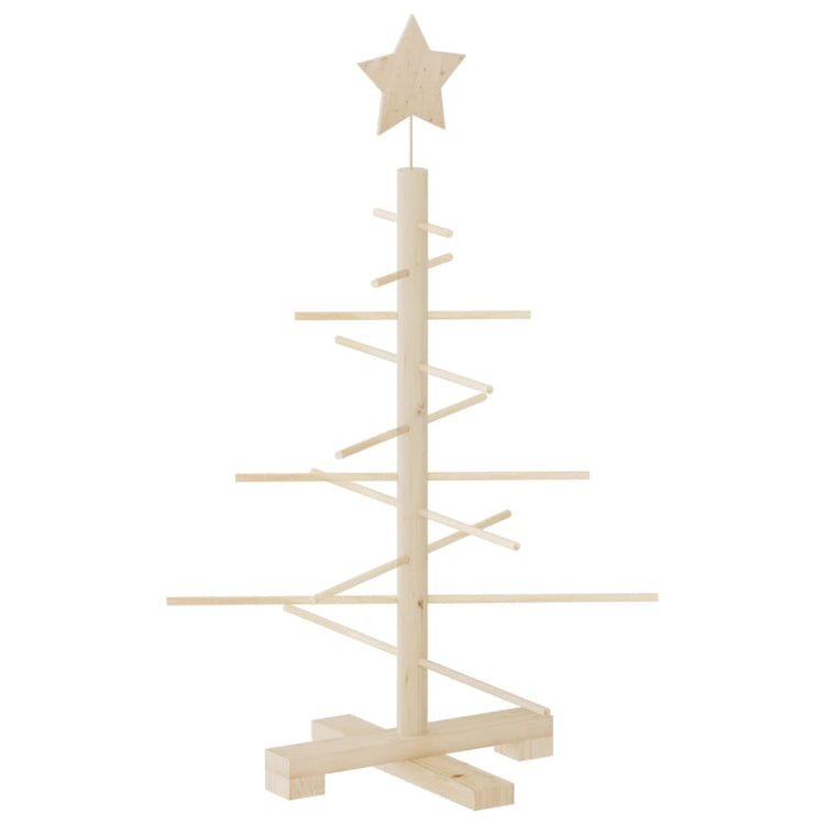 Vidaxx décoration de Noël sapin de Noël 75 cm en bois de pin massif