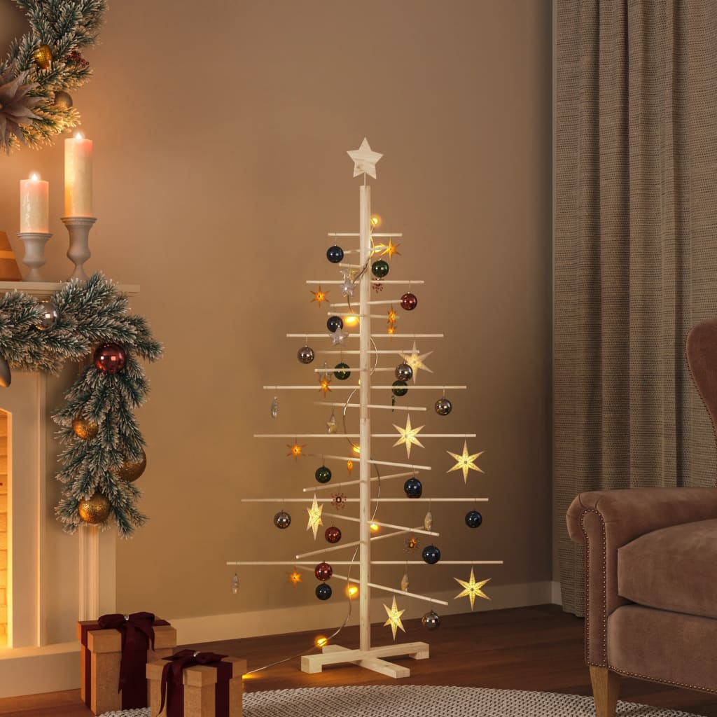 Vidaxx Décoration de Noël Sapin de Noël 150 cm en bois de pin massif
