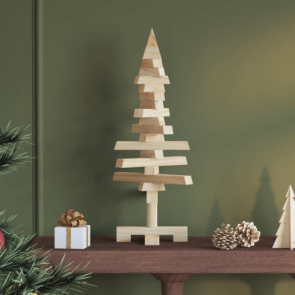 Vidaxl Décoration de Noël arbre de Noël 60 cm Pine solide