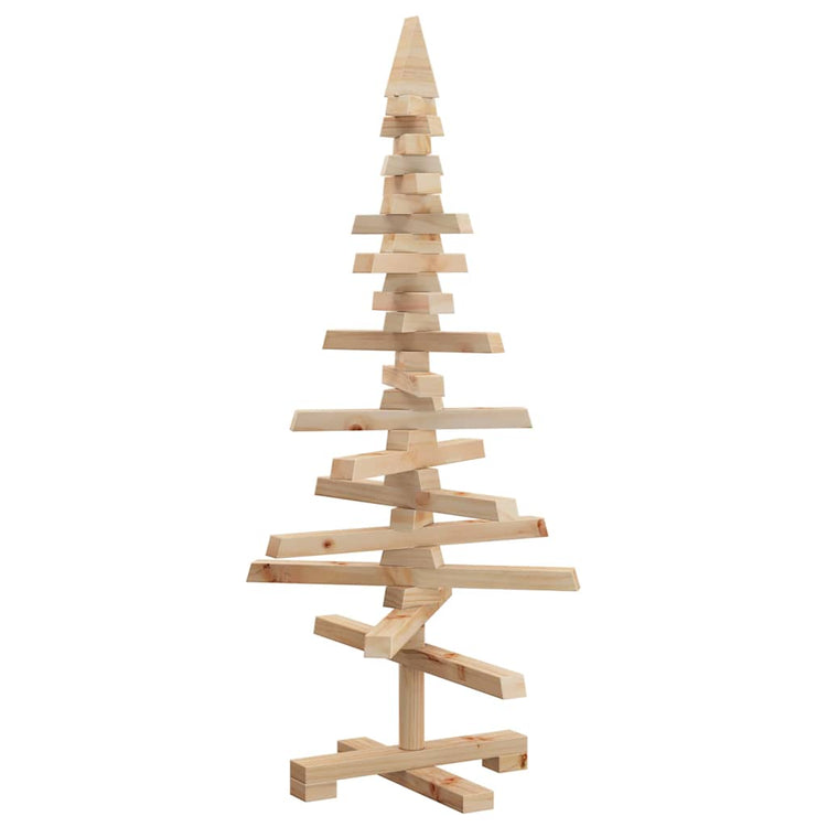 Vidaxx Décoration de Noël Sapin de Noël 90 cm en bois de pin massif
