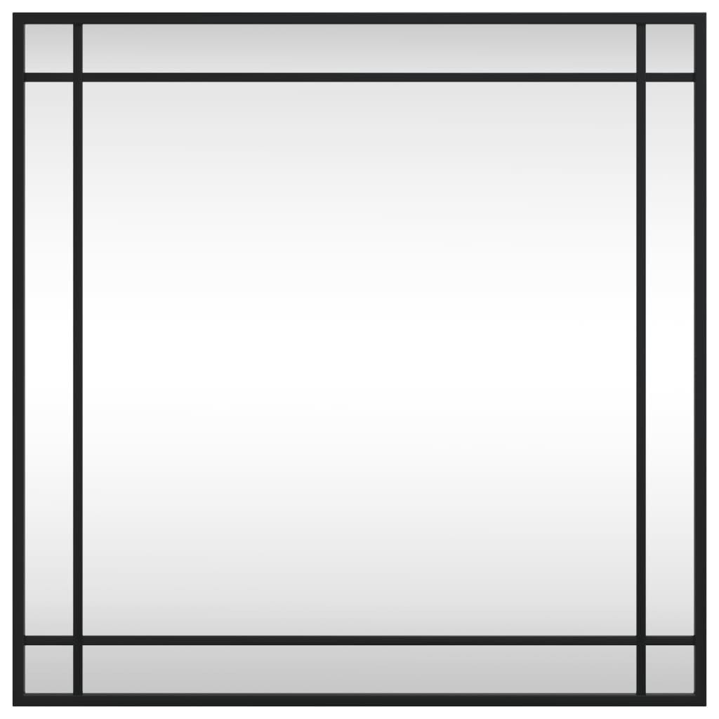 Vidaxl Mall Mirror carré 60x60 cm de fer noir