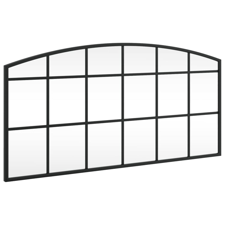 Vidaxx miroir mural arche 80x40 cm fer noir
