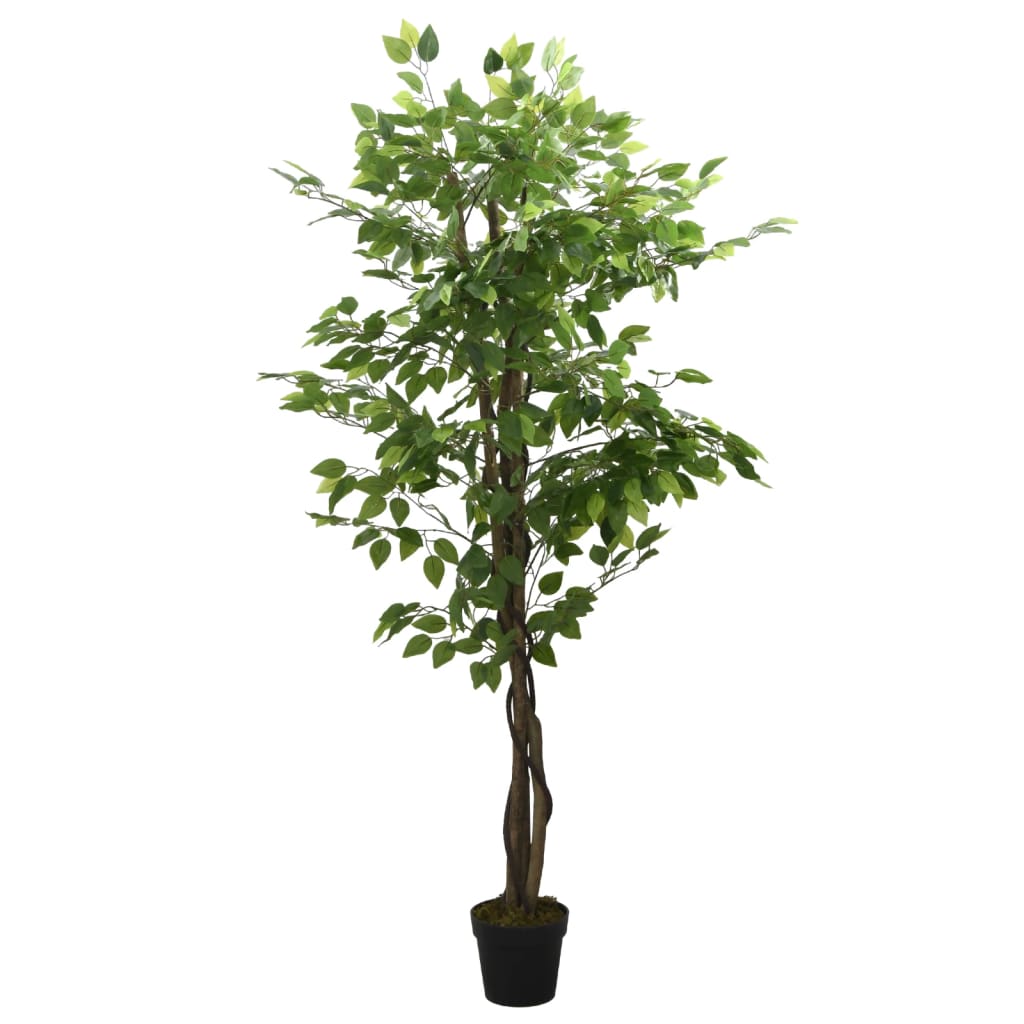 Vidaxl plante artificielle ficus 378 feuilles 80 cm vert