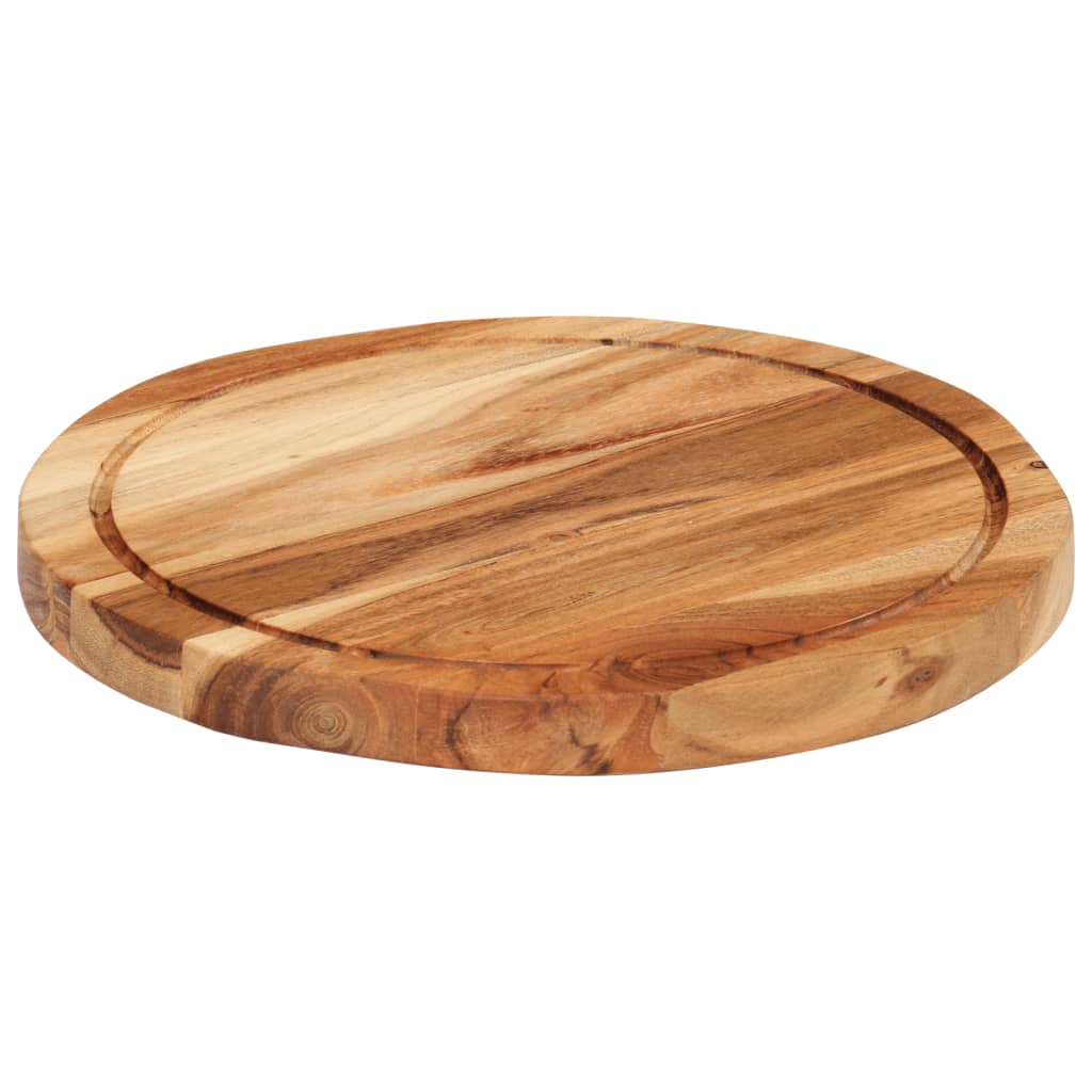 Vidaxl hakblok Ø 30x2,5 cm ACACIAHOUIL solide