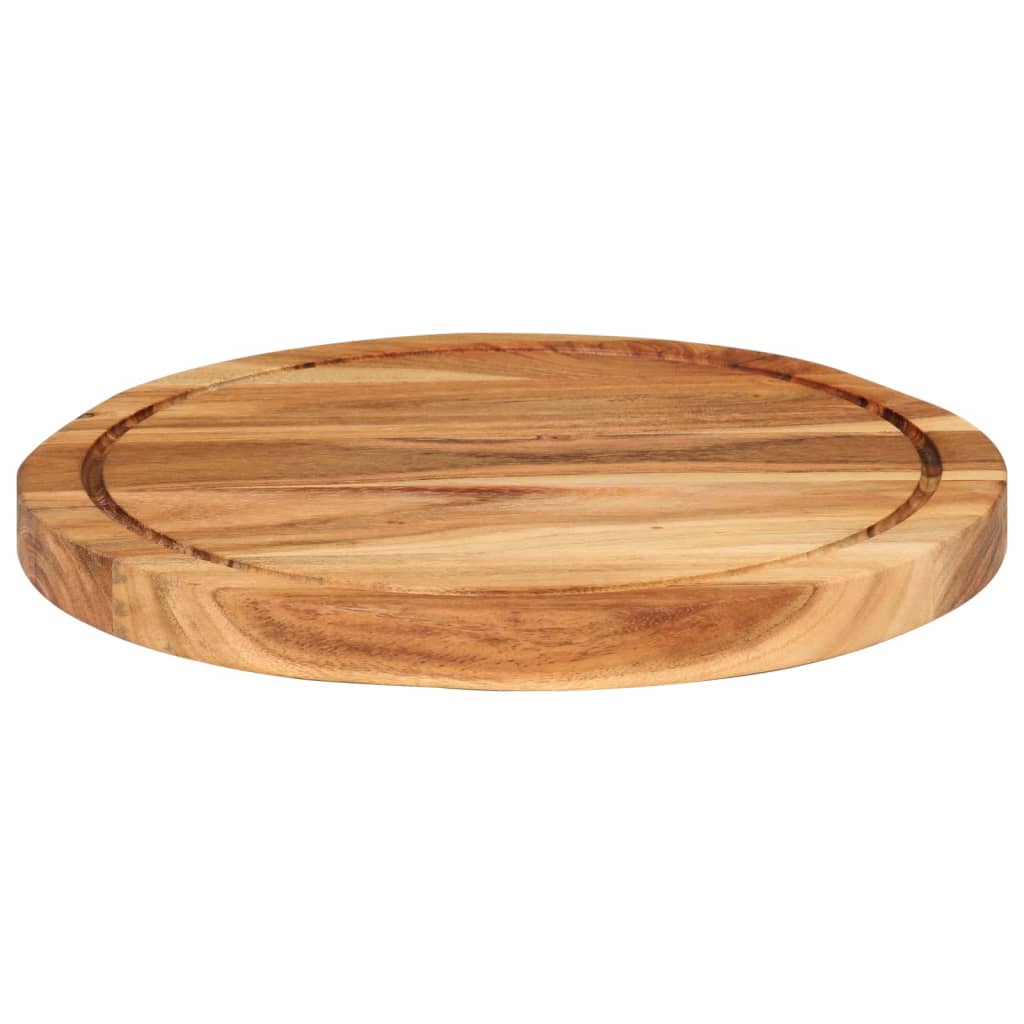 Vidaxl hakblok Ø 30x2,5 cm ACACIAHOUIL solide
