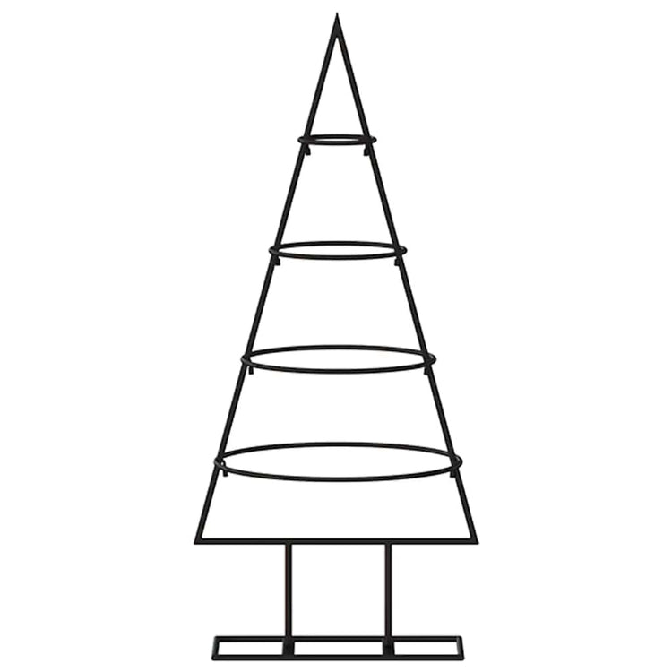 Vidaxl Décoration de Noël arbre de Noël 60 cm métal noir