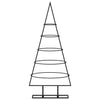 Vidaxl Décoration de Noël arbre de Noël 90 cm en métal noir