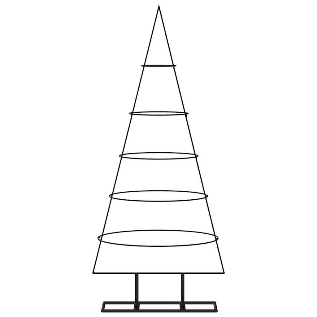 Vidaxl Décoration de Noël arbre de Noël 125 cm en métal noir