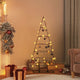 Vidaxl Décoration de Noël arbre de Noël 125 cm en métal noir