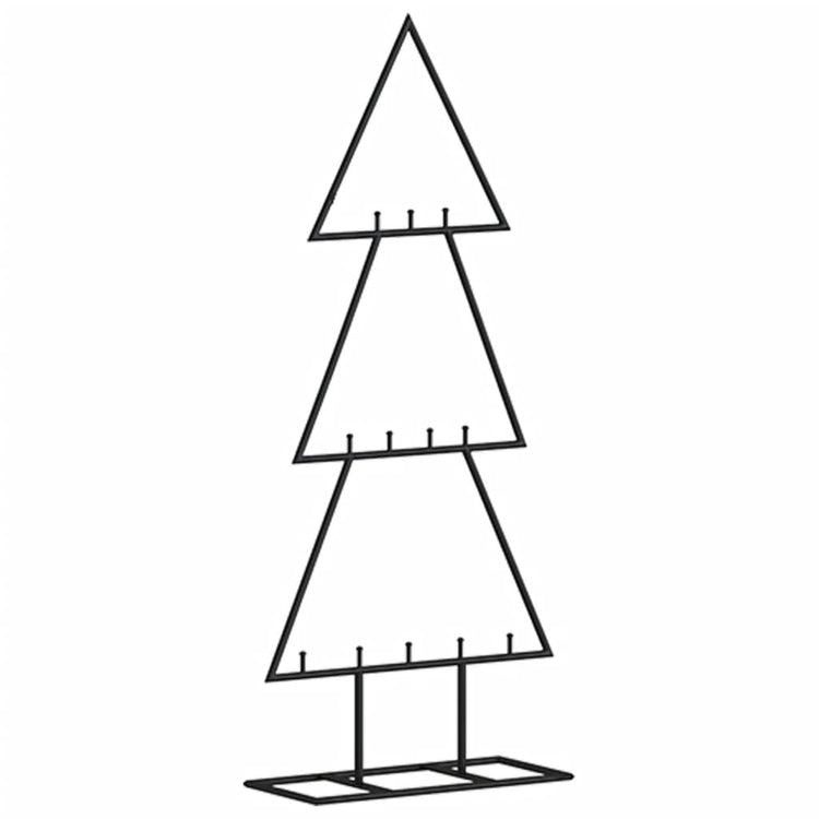 VidaXL décoration de Noël sapin de Noël 60 cm métal noir