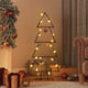 VidaXL décoration de Noël sapin de Noël 90 cm métal noir
