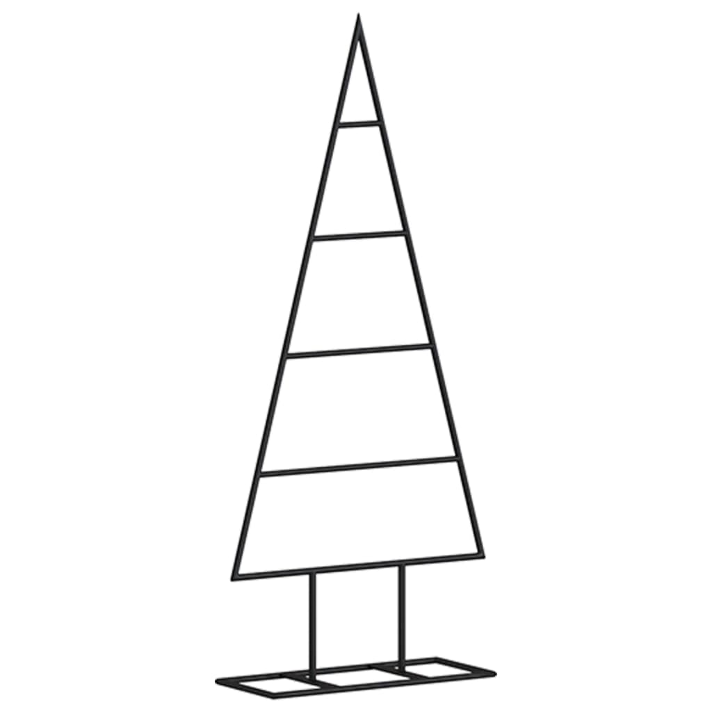 VidaXL décoration de Noël sapin de Noël 60 cm métal noir