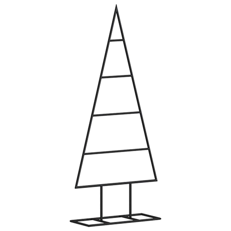 VidaXL décoration de Noël sapin de Noël 60 cm métal noir