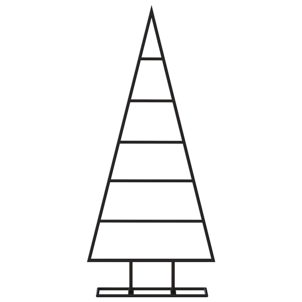 Vidaxl Décoration de Noël arbre de Noël 90 cm en métal noir