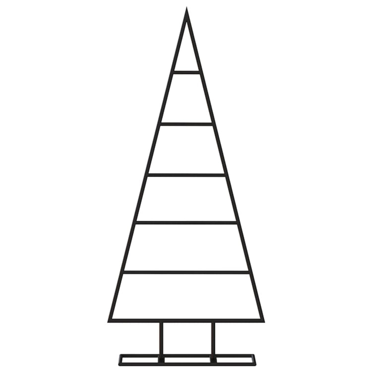 Vidaxl Décoration de Noël arbre de Noël 90 cm en métal noir