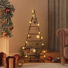 Vidaxl Décoration de Noël arbre de Noël 90 cm en métal noir