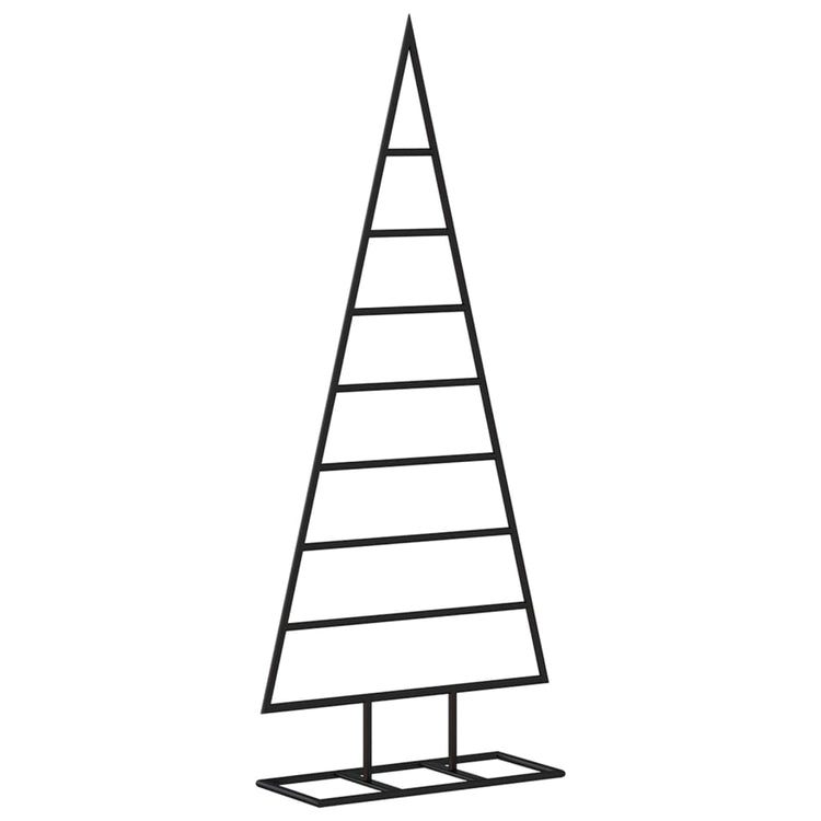 VidaXL décoration de Noël sapin de Noël 125 cm métal noir