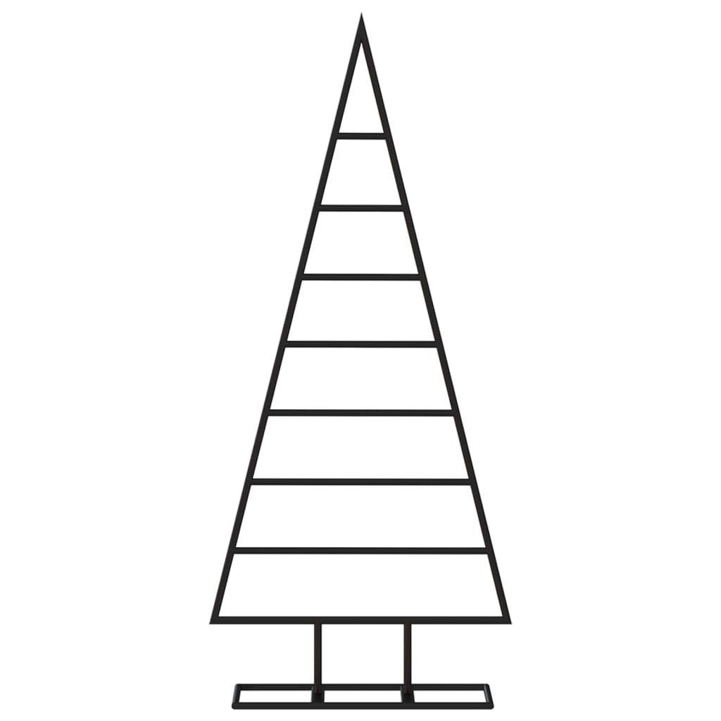 VidaXL décoration de Noël sapin de Noël 125 cm métal noir