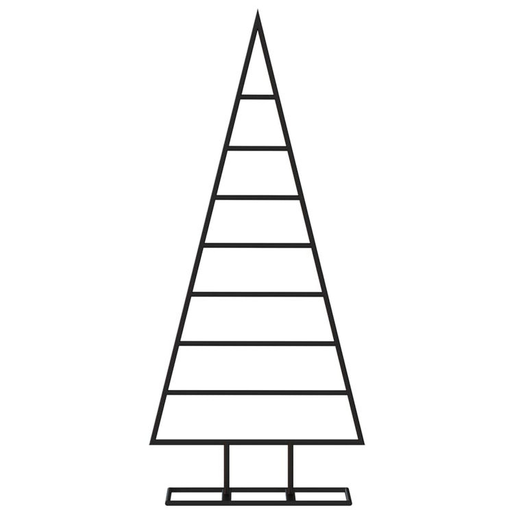 VidaXL décoration de Noël sapin de Noël 125 cm métal noir